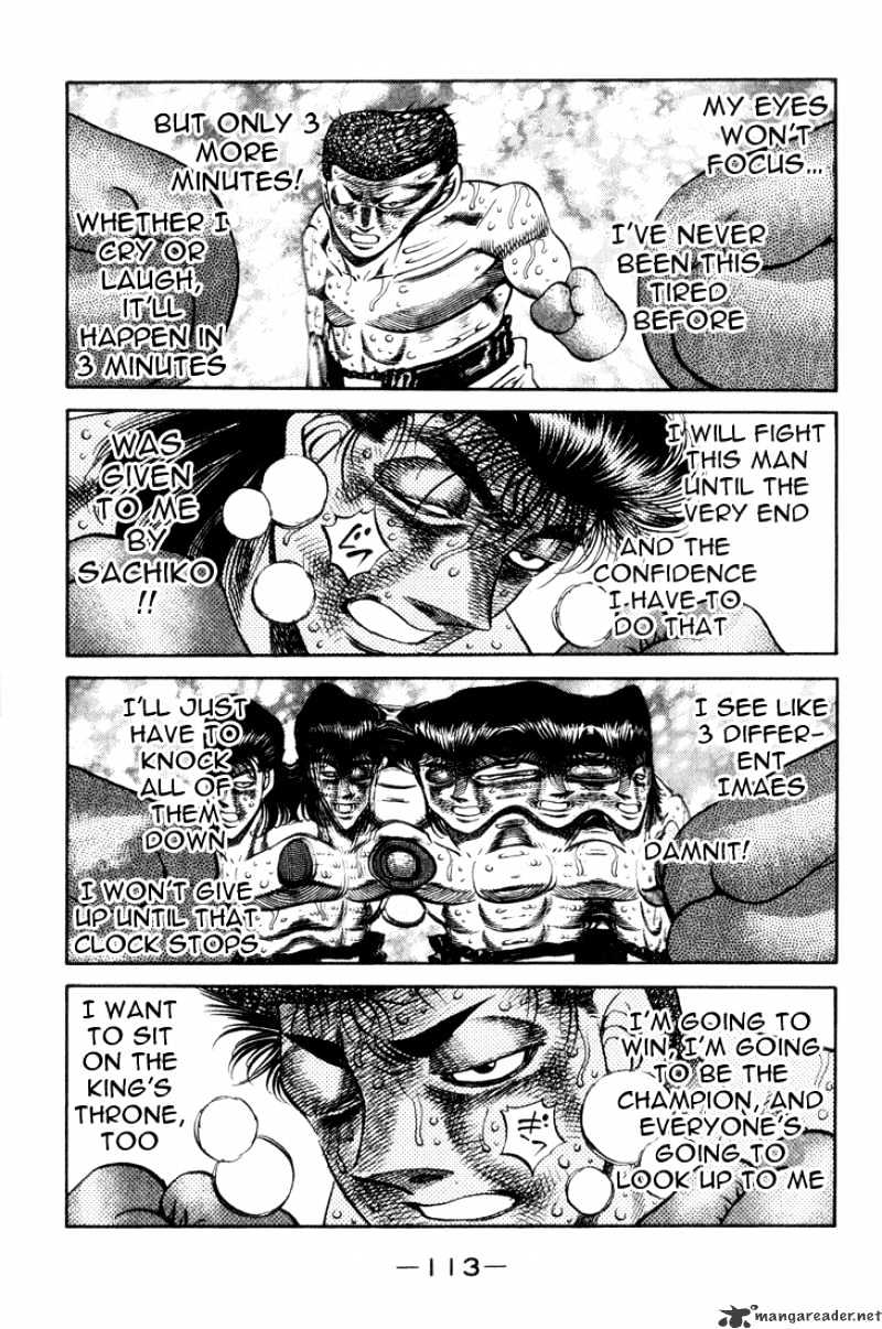 Hajime no Ippo: Fighting Spirit, Chapter 458 image 13